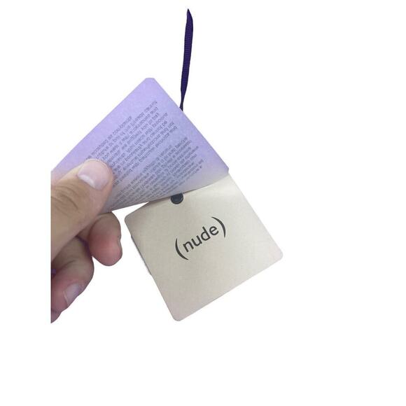 (Nude) Wool Blend Shoulder Cut Out Purple Turtleneck Sweater Size 38 - Picture 2 of 8